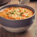 Турецкий суп из булгура и чечевицы